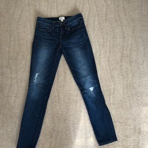 J.Crew Toothpick denim size 25